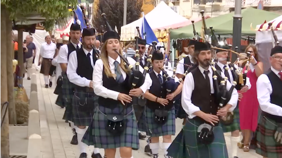 Teba se llena de aires escoceses en los «Douglas Days»